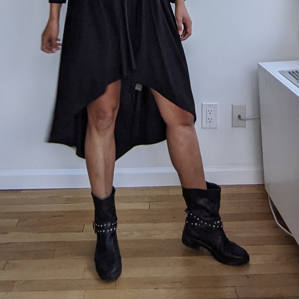 ❗Leather Combat/Moto Ankle Boots❗